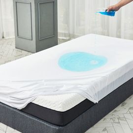 [MURO] KULKULNENNE Super Single Waterproof Mattress Protector – Soft Fabric, Anti-Mite Dense Fibers, Waterproof Coating, 4-Side Banding
